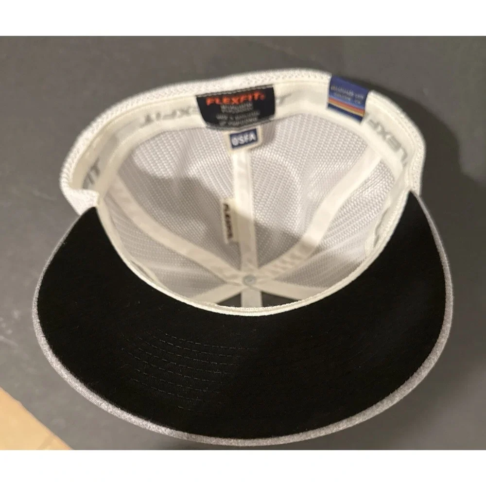 YoColorado Hat Cap Gray Flexfit OSFA Embroidered Colorado‎ Logo Golden CO